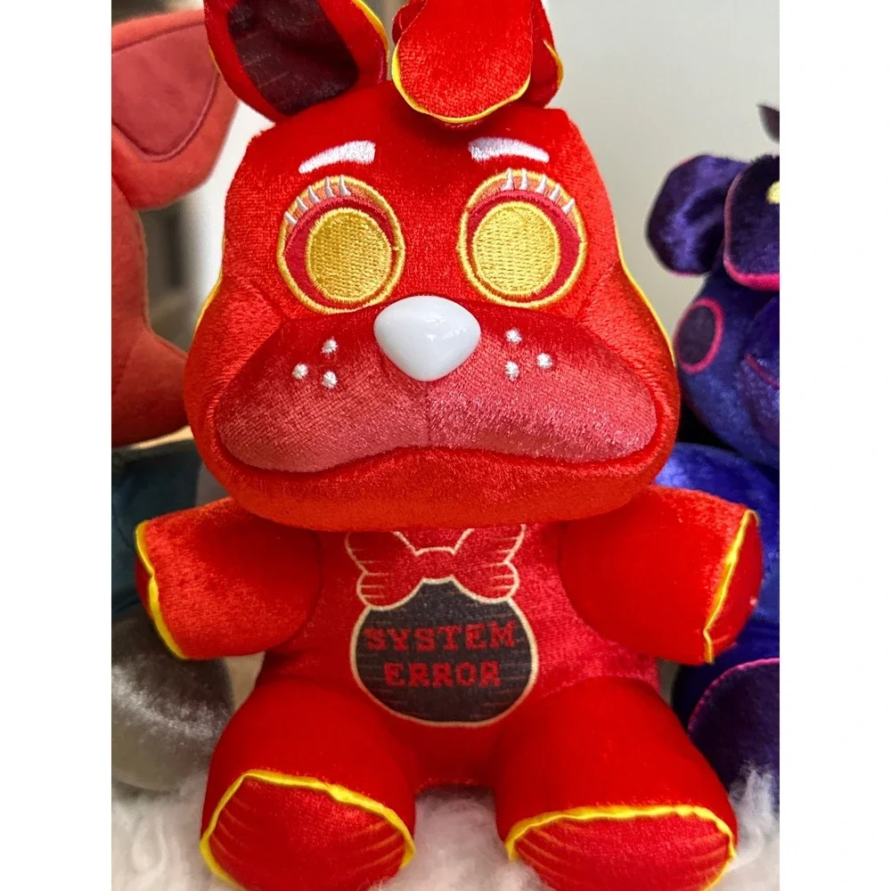 Five Nights at Freddys Plush Lot Foxy Bonnie Freddy Chica Reversible 7-8 Inch